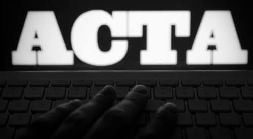 Fala protestów przeciwko ACTA – polski blackout