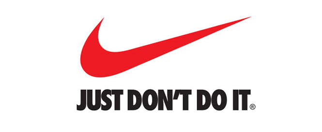 Logo Nike w czasach zarazy